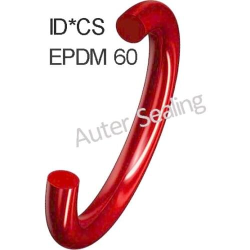 7.75X0.5 Oring ID x CS ethylene propylene diene monomer (EPDM) 60 ShA O-Ring Seals Red