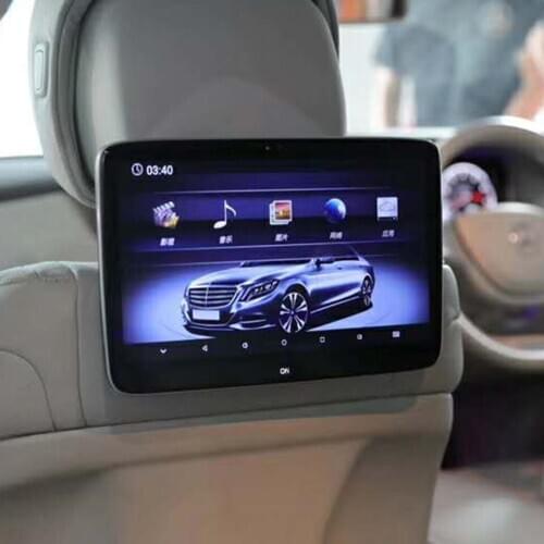 11.6" LCD Touch Screen For Car Android 9.0 Headrest 4K Video TV Monitor For Mercedes-Benz R350 Rear Seat Entertainment System