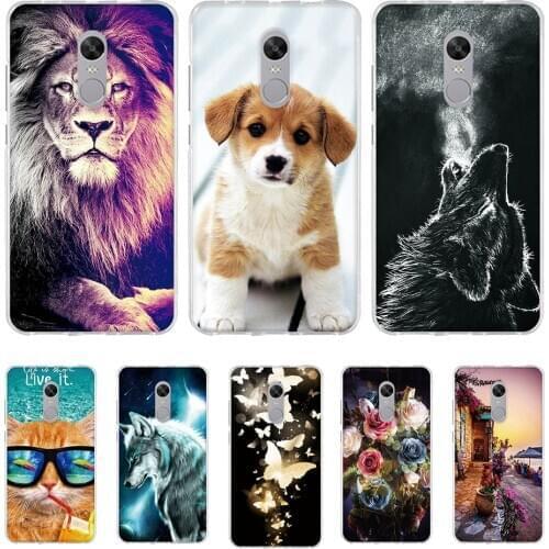 Cute Animal Pattern Cover For Xiaomi Redmi Note 4X Case Soft TPU For Xiaomi Redmi Note 4 Cases For Xiaomi Redmi Note 4 4X Fundas