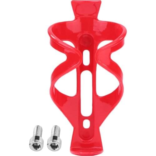 1PC MTB Bike Bottle Cage PC Plastic Cycling Bicycle Water Bottle Rack Holder with Screw High Quality Bicyclee Accessories