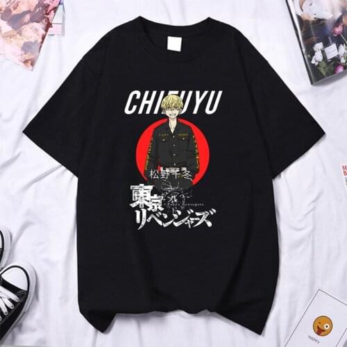 Chifuyu Matsuno Cosplay TShirt Tokyo Revengers Fighting Animation Men Women Summer Top Casual O-neck Tee Tokyo Revengers T-shirt