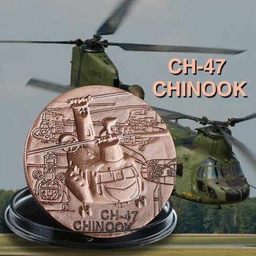 Chinook CH-47 Helicopter Commemorative Coin Collection Gift Souvenir