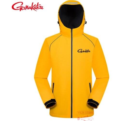 Gamakatsu Fishing Jacket Jacket Mens Outdoor Windproof, Waterproof and Warm Fishing Clothes Autumn and Winter Breathable Jacket