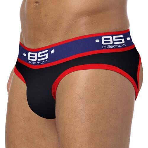 ORLVS Brand Men Underwear Sexy Jock Straps Calzoncillos Tanga Hombre G-string Thongs Brand Gay Briefs Sexy Jockstrap