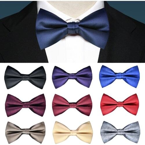 Men Business Bow Tie Wedding Party Accessories Gentlemen Adjustable Bowties BWTRS0332