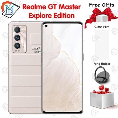 New Arrival Original Realme GT Master Explore Edition 5G Mobile Phones 6.55" FHD+ 8G+128G Snapdragon 870 50MP Camera Smartphone