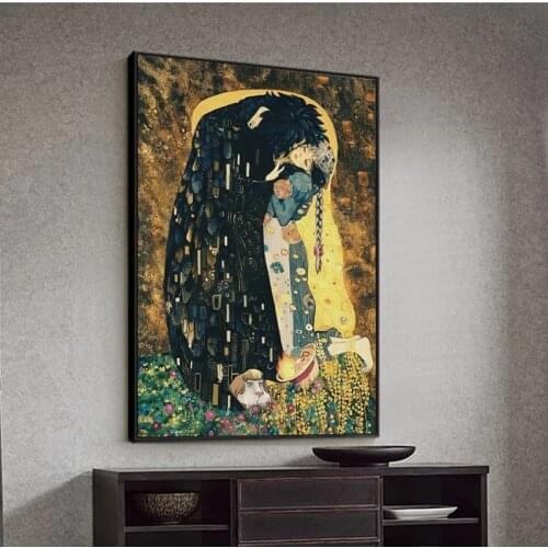 Poster Beauty and The Beast Figure Canvas Painting Wall Art Nature Home Decoration for Living Room and Bedroom Frameless