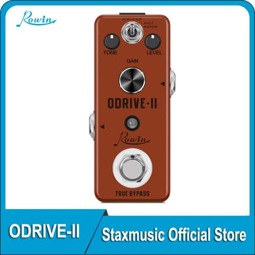 Rowin LEF-302B ODRIVE-II Classical Electronic Overdrive Guitar Effect Pedal True Bypass