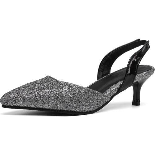 Fashion pointed 19 years spring and summer new stiletto heel sandals female 40-46