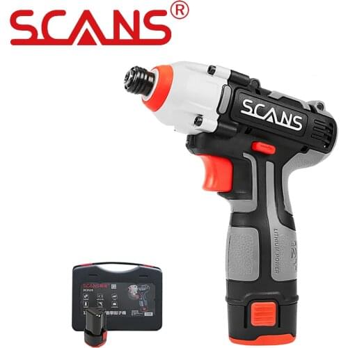 SCANS SC2121 Professional Power Tool 12V Cordless Lithium Impact Driver Impact Screwdriver