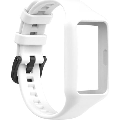 Silicone Strap Compatible with Band 6 Waterproof-Durable Smartwatch Fashion Bracelet Replacement Sports Wristband