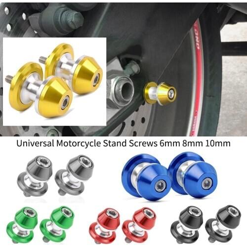 Universal Motorcycle 10MM 6mm 8mm Swingarm Spool Slider Stand Screws Bol For Honda Kawasaki Vulcan S 650 ER-6N VN650 Z900 Z900RS