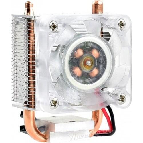 Waveshare ICE Tower CPU Cooling Fan For Raspberry Pi, Super Heat Dissipation, Supports Both Raspberry 4B/3B+/3B