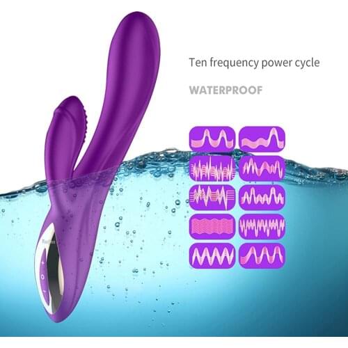 EXVOID Dual Motor Dildo Vibrator Orgasm G-Spot Massager Rabbit Vibrator Sex Toys for Women Adult Products Clitoris stimulator