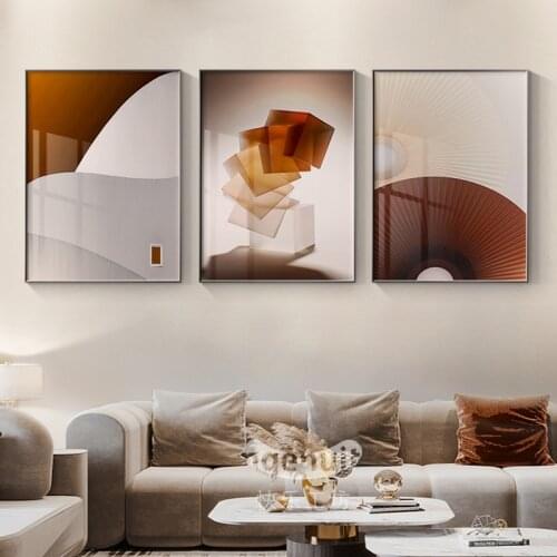 Abstract Geometric Canvas painting Posters and Prints Modern Minimalist Wall Art Home Decoration Picture for Bedroom Living Room