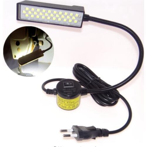 Sewing machine accessories tools parts energy saving LED bulbs light lamps work table desk lamp gooseneck magnetic mount base