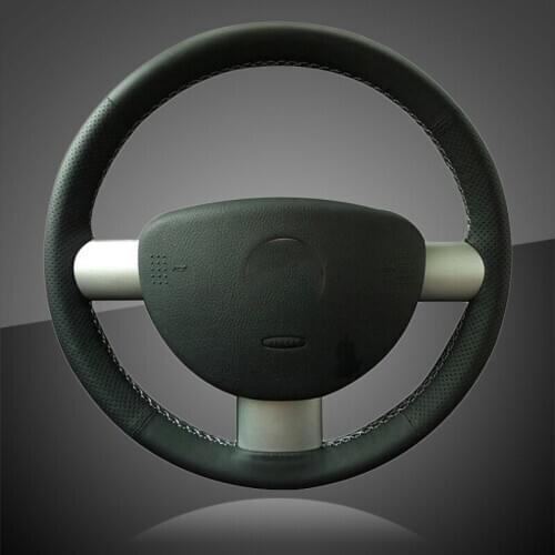 Auto Braid On The Steering Wheel Cover for Volkswagen VW Beetle 1998 1999 2000 2001 2002 2003 2004 2005 2006-2011 Car Braiding