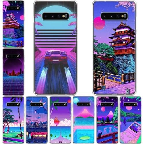 Art Pixel Aesthetic Phone Case For Samsung Galaxy A71 A70 A51 A50 A41 A40 A30 A21 A10 A01 A90 A20S A20E A10S M30S A6 A7 A8 A9Plu