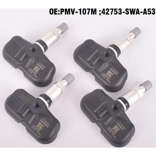 4 pcs New Tire Pressure Sensor Wheel TPMS 315MHz For Honda Accord CRV FiT 2007-2012