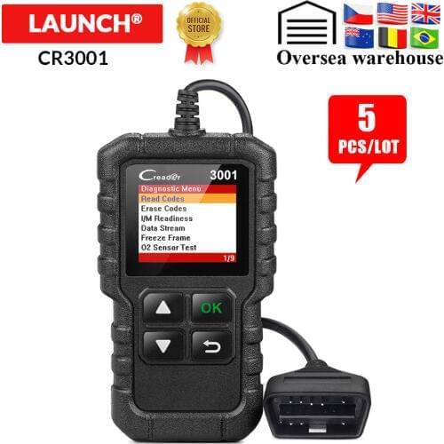 LAUNCH X431 CR3001 Full OBD2 Scanner OBD 2 Engine Code Reader Creader 3001 Car Diagnostic tool PK CR319 AD310 ELM327 Scan tool