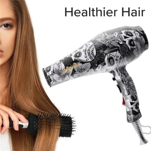220V Blow Dryer Household High-power 1800W Hair Dryer Electric Hair Dryer Salon Hot/Cold Air Blow Dryer Adjustment