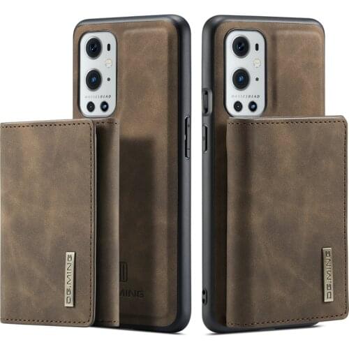 2in1 Magnetic Phone Cases For OnePlus 9R 9Pro With Detachable Wallet Card Slots Support Wireless Charging