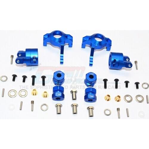 GPM ALUMINIUM FRONT C-HUB & KNUCKLE ARM (5 DEGREE CASTER) For AXIAL RR10 BOMBER RC Upgrade