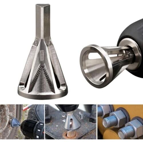 Woodworking Deburring External Chamfer Tool Stainless Steel Remove Burr Tools for Metal Drilling BIT