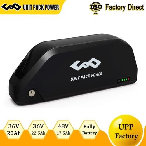 36V 20Ah 22.5Ah Ebike Lithium Battery Pack 48V 17.5Ah Electric Bicycle Downtube Battery For 350W 500W 750W 1000W Motor