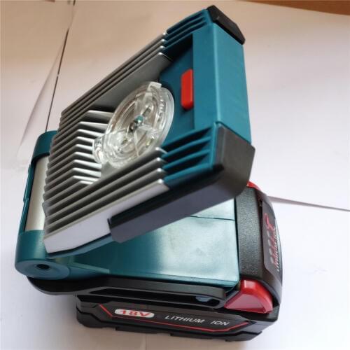 Li-ion Battery LED Work Light Supply For Milwaukee 14.4V 18V M18 battery Flash Light Site Light Torches high quality