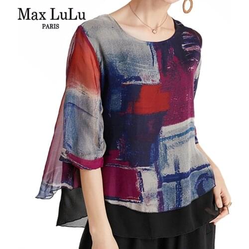 Шелковые блузки Max LuLu China At AliExpress