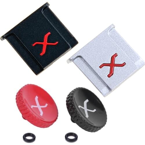 Fuji Camera Metal Hhot Shoe Cover XT10 XT30 XT4 XT3 XPR03 XE4 XT2 X100V Micro Single Copper Hhutter Button Hot Shoe Dust Cover