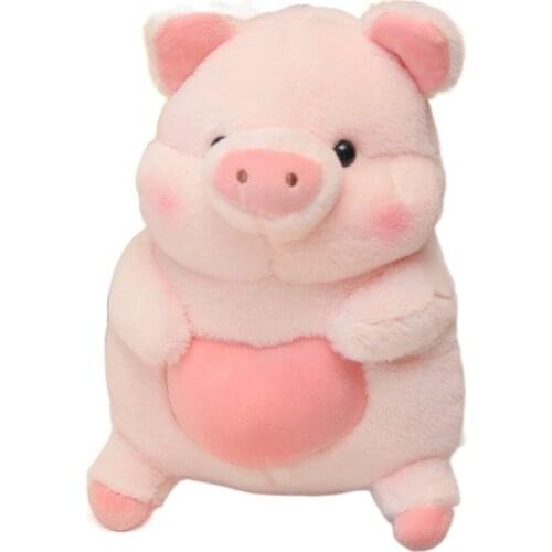 Cartoon Pink Pig Plush Toys Stuffed Kawaii Animal Doll Soft Baby Accompany Toy For Kids Girls Birthday Gift