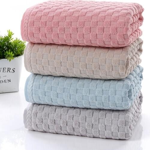 Solid Color 1pcs Hand Towel Bamboo Fabric No Fade Quick-Dry Thickness No Hair Loss Strong Water Absorption for Any Age Toalya