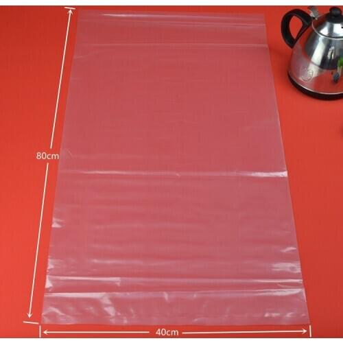 40X80CM 10C Transparent bag PE high pressure plastic bag 25PCS Vacuum bag