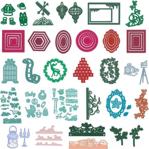 Piggy Craft metal cutting dies cut die mold Shape frame decoration Scrapbook paper craft knife mould blade punch stencils dies