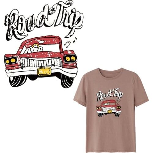 Thermal Stickers On Clothes Car Parches Iron On Heat Transfers Diy Stripes For T-Shirt Heat-Sensitive Partches For Baby Boys