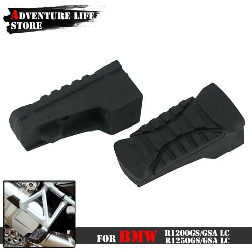 Motorcycle Rear Footpegs Plate Footrest Rubber Pad Cover Universal For BMW R1200GS LC Adventure R1200 GS ADV 2013-2017 2018 2019