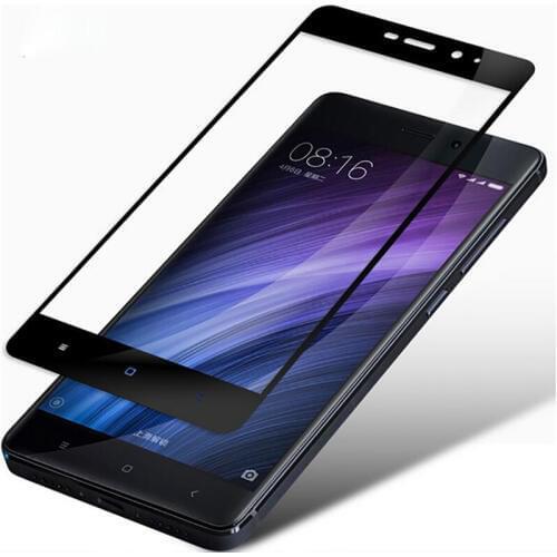 Full Cover Tempered Glass For Xiaomi Redmi 4X Note 4X 4 Pro Screen Protector Protective Safety Glass on the Redmi 4A 4 Note 4 4X