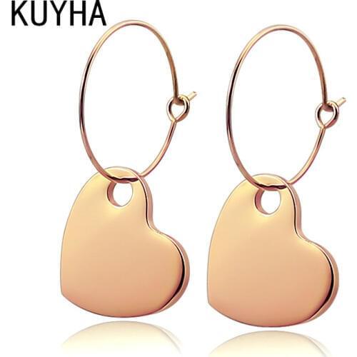 Hoop Ear Earrings for Women Gold/Silver Color Small Hoop Earrings Ear Heart Shape Earrings Hoops Tiny Earrings Accessories