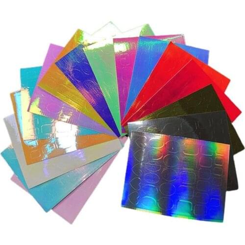 16 Sheet Colorful Nail Art Foil Transfer Stickers Nail Art Stickers Foil Transfers Nail Decals Manicure Decorations