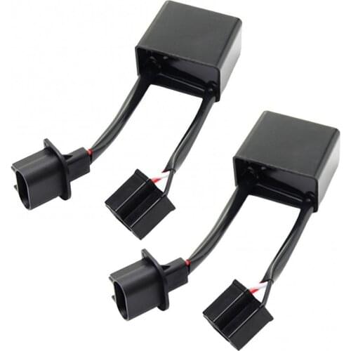 2Pcs H13 to H4 LED Headlight Decoder HID Error Canceller Fit for Jeep Wrangler Детали интерьера Lights Car Interior Accessories