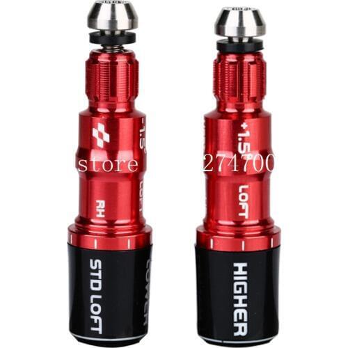 2pcs Red .370 Golf Sleeve Adapter 1.5 Degree For R11 R11s Rescue Hybrid RH