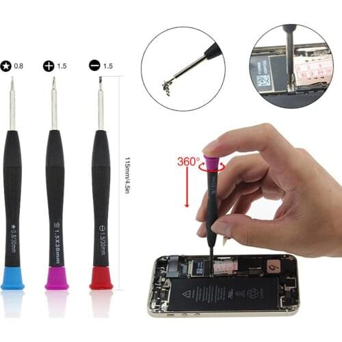 20 in 1 Mobile Phone Repair Tools Kit Screwdriver Set Spudger Pry Opening Tool Hand Tools Set for iPhone X 8 7 6S 6 Plus Tablets
