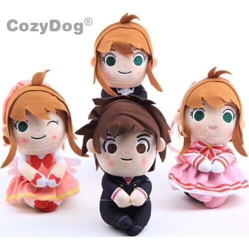 22 CM Anime Sakura Kero Spinel Sun Card Captor Sakura Plush Toys Doll Peluche Baby Kids Birthday Party Gift Home Car Sofa Decor