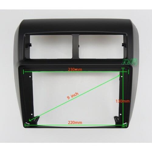 9 INCH Car Audio Frame GPS Navigation Fascia Panel Car dvd Plastic Frame Fascia is suitable for 2013 TOYOTA AGYA/ WIGO