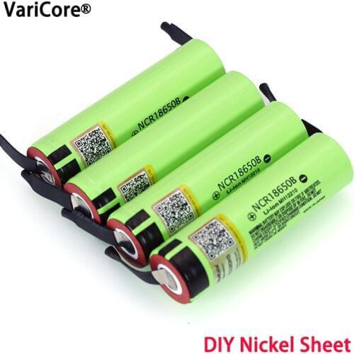Liitokala New Original 18650 NCR18650B Rechargeable Li-ion battery 3.7V 3400mAh batteries DIY Nickel