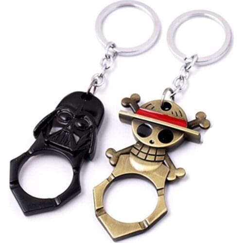 Anime Keychain One Piece Key ring Alloy llaveros Nice Gift Car Pendant Jewelry