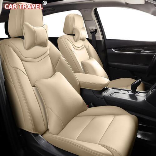 CAR TRAVEL Custom Leather car seat covers For Venucia D50 R50 R50X R30 T70 T70X T90 M50V D60 T60 Isuzu D-MAX mu-X car seats