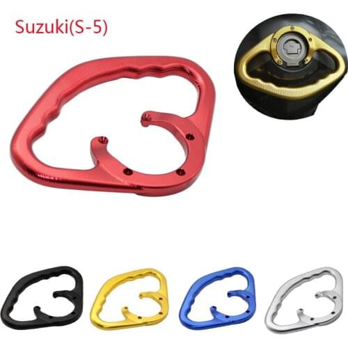 CNC Aluminium Motorcycle Rear Passenger Handgrips Hand Grip Tank Grab Bar Handle Armrest For Suzuki GSR600 GSXR1000